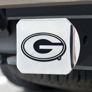 Fanmats georgia bulldogs Chrom Metall Anhänglichkeit Abdeckung mit Chrom Metall 3D Emblem