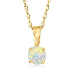 RS Pure Von Ross-Simons Opal Anhänger Halskette in 14kt Gelbgold