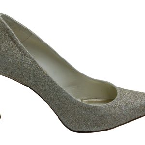 Stuart Weitzman Heist 95 Pumps aus glänzendem Leder in Gold