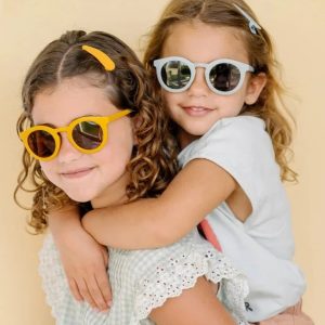 Sustainable Kinder polarisierte Sonnenbrille – golden