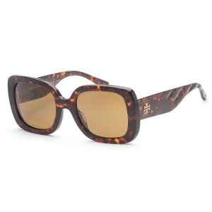 Tory Burch Damen 54mm dunkel Tortoise Sonnenbrille