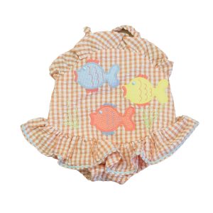 The Bailey Jungen Mädchen orange Fisch Jumpsuit 7805822861372