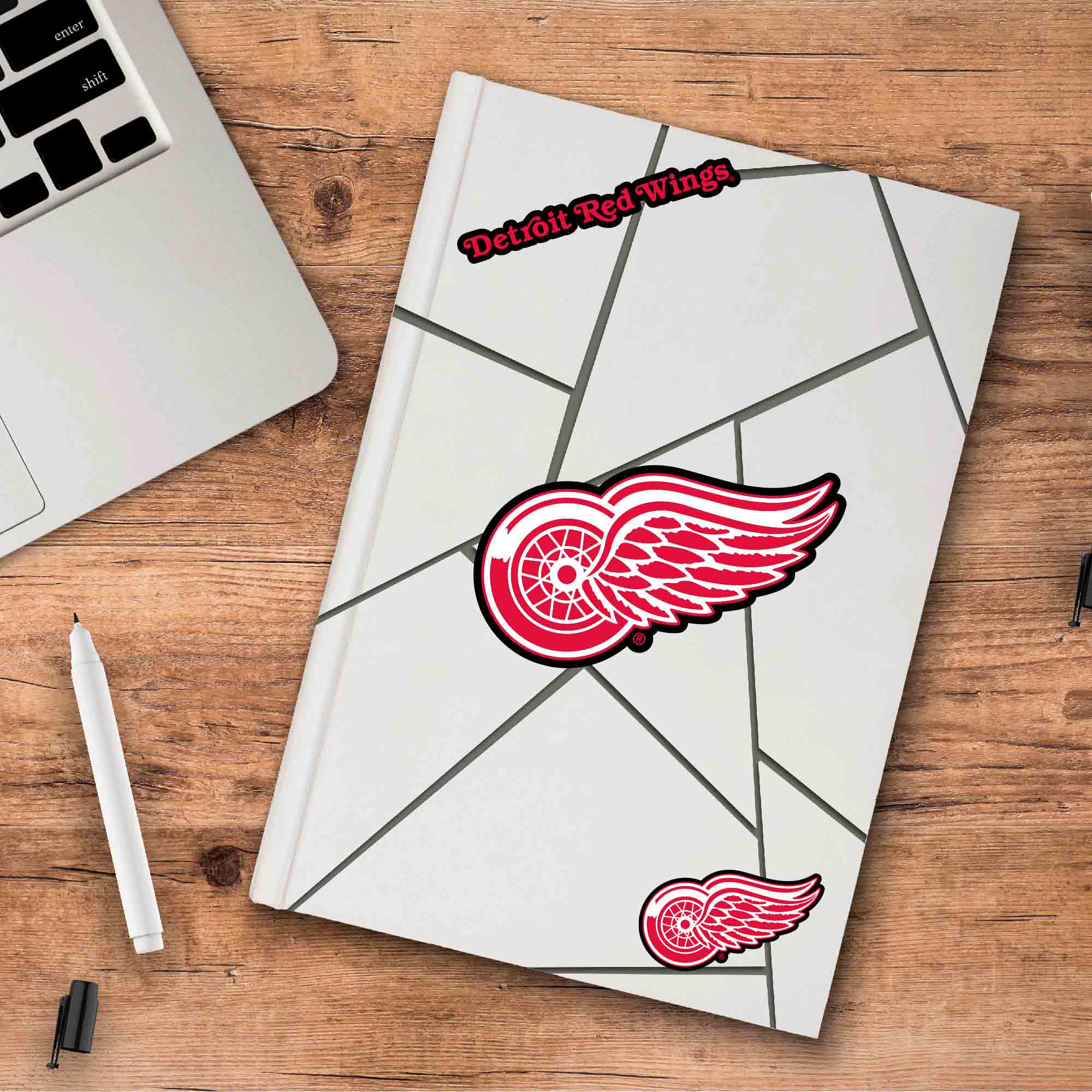 Fanmats Detroit Rot Wings 3 Stück Aufkleber Aufkleber Set