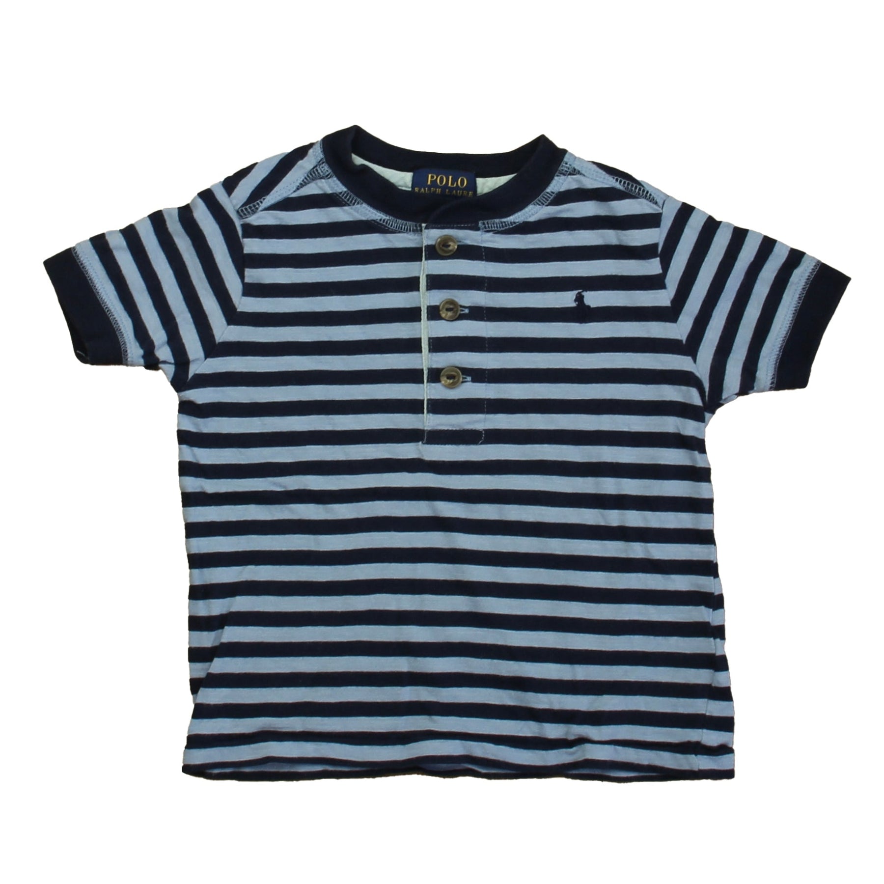 Ralph Lauren Jungen Blau Stripe Henley