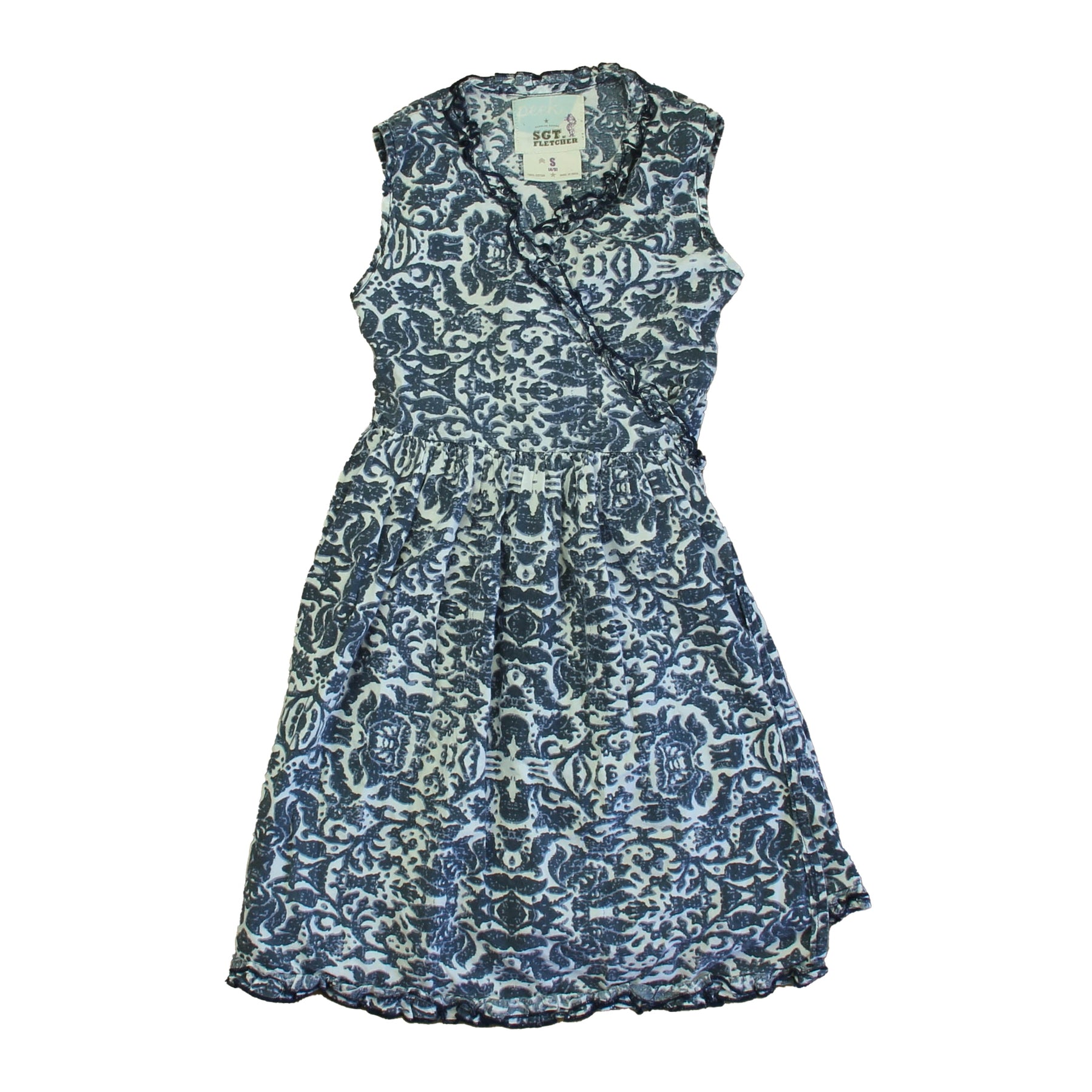 Peek Mädchen blau – weißes Kleid