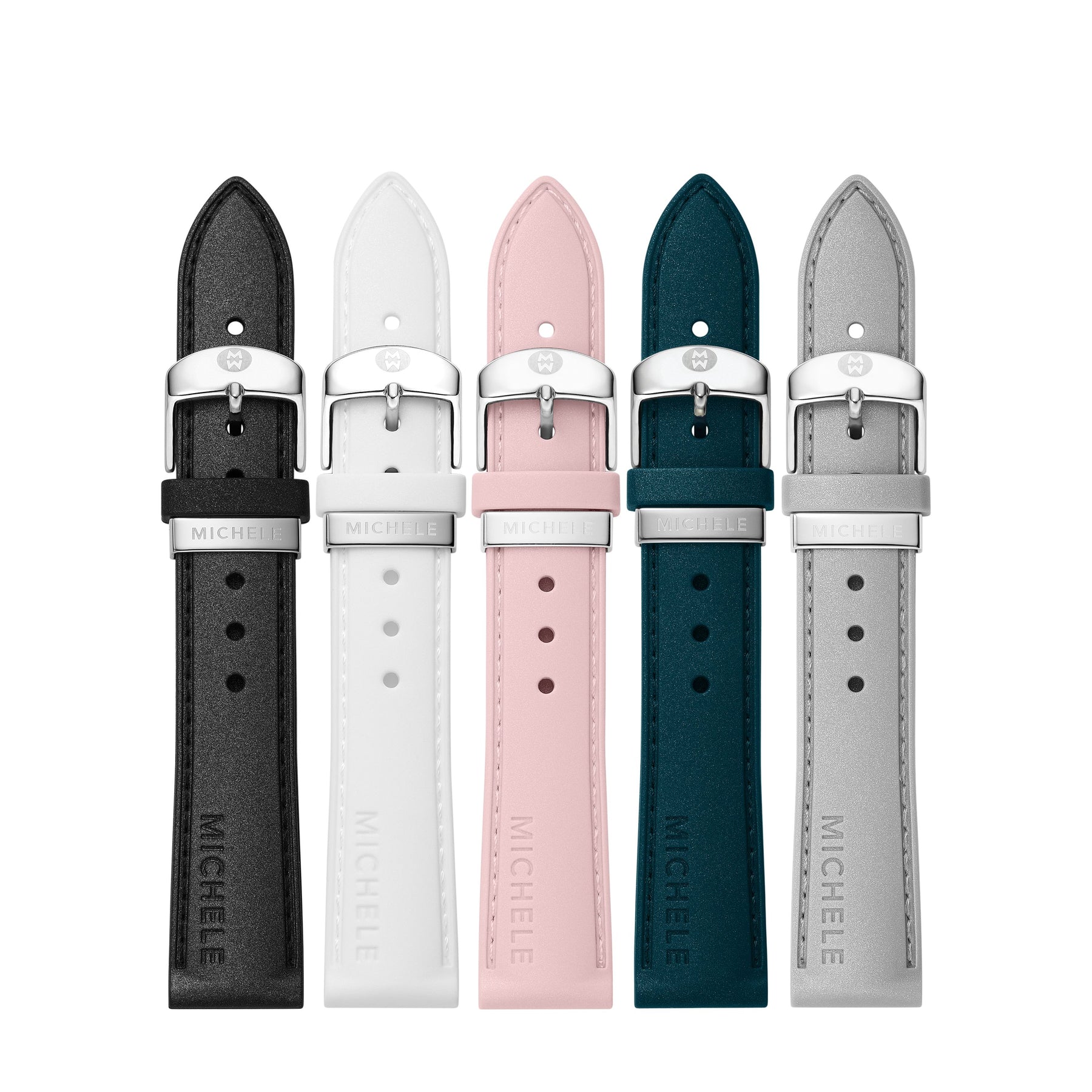MICHELE Damen Perlmutt Silikon austauschbare Strap Geschenkset