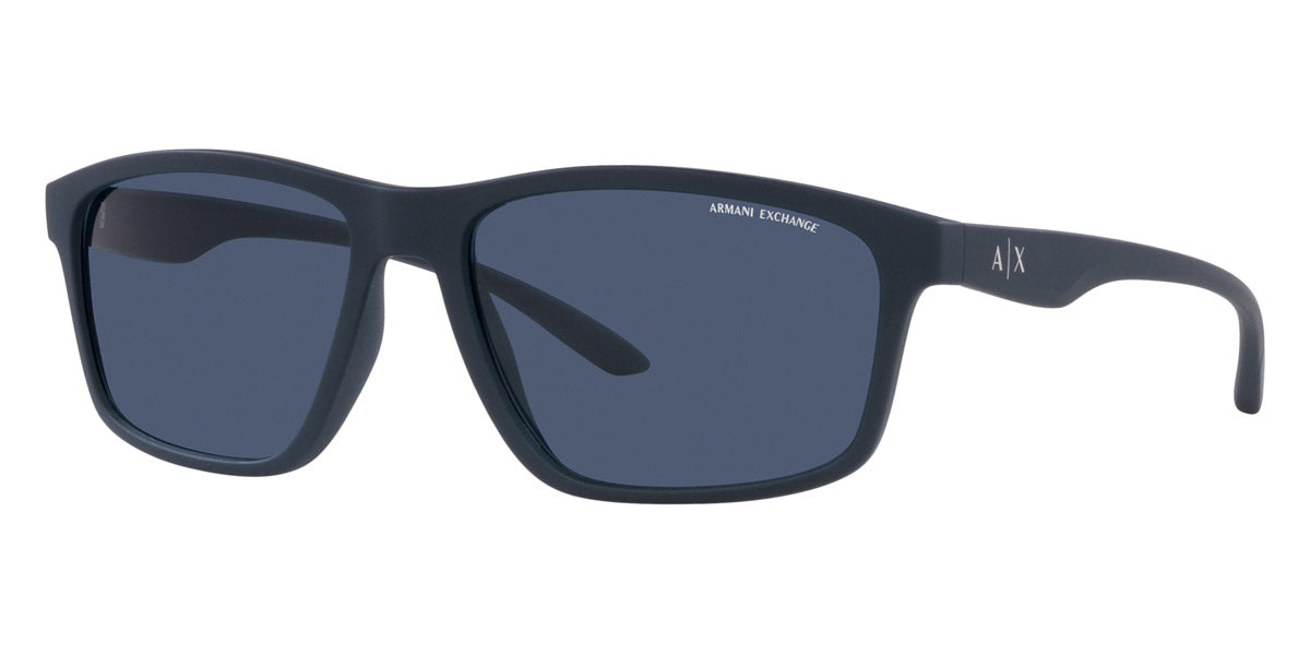 Armani Exchange 59mm matte blaue Sonnenbrille für Herren