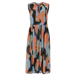 Altuzarra Aether Batikmuster Midikleid aus mehrfarbigem Polyester