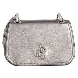 Jimmy Choo Varenne Crossbody Tasche aus Leder aus Silber 7833164316732