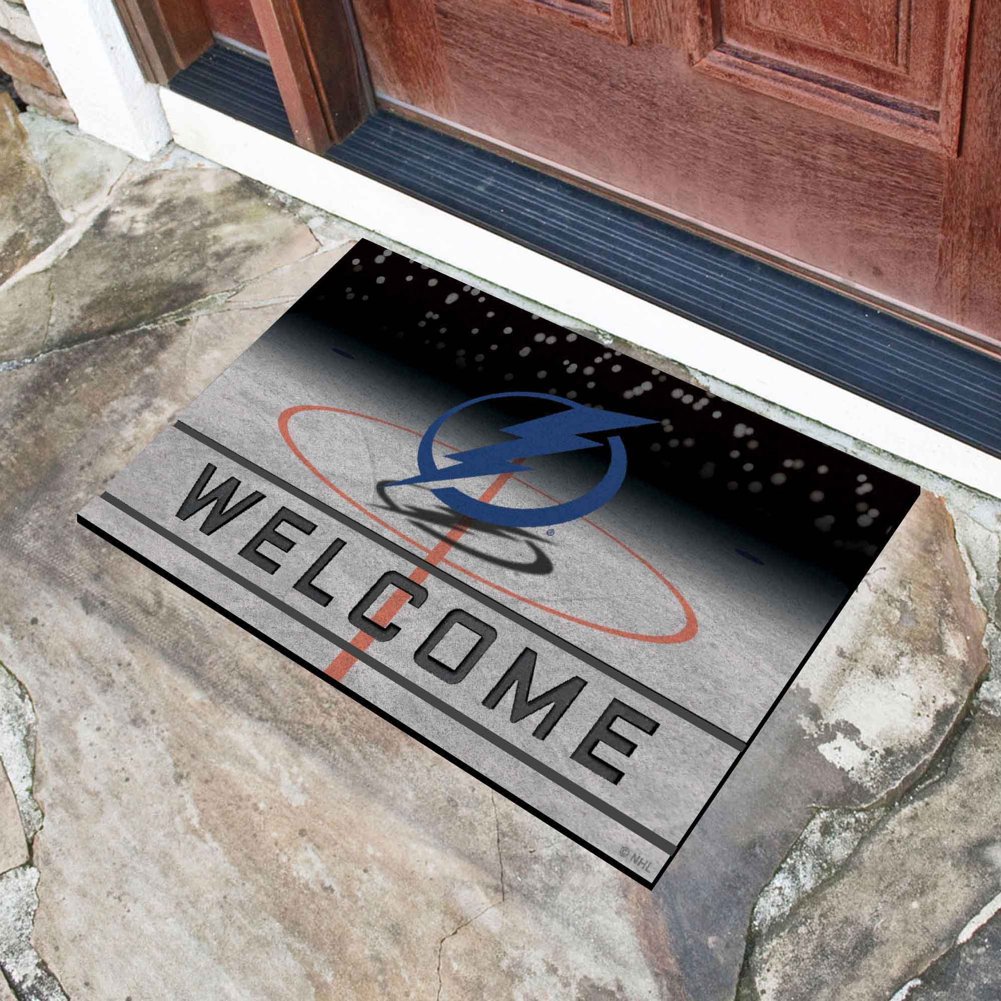 Fanmats Tampa Bay Lightning Gummi-Türmatte – 18′′ x 30′′