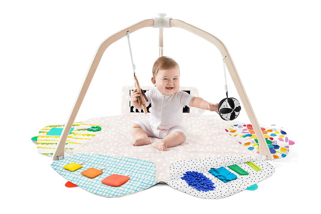 The Play Gym – Preisgekrönte Entwicklungsaktivität & Bauch Time Mat von Lovevery