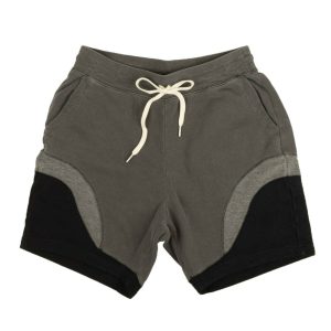 John Elliott lose Stichshorts – gewaschen schwarz/grau