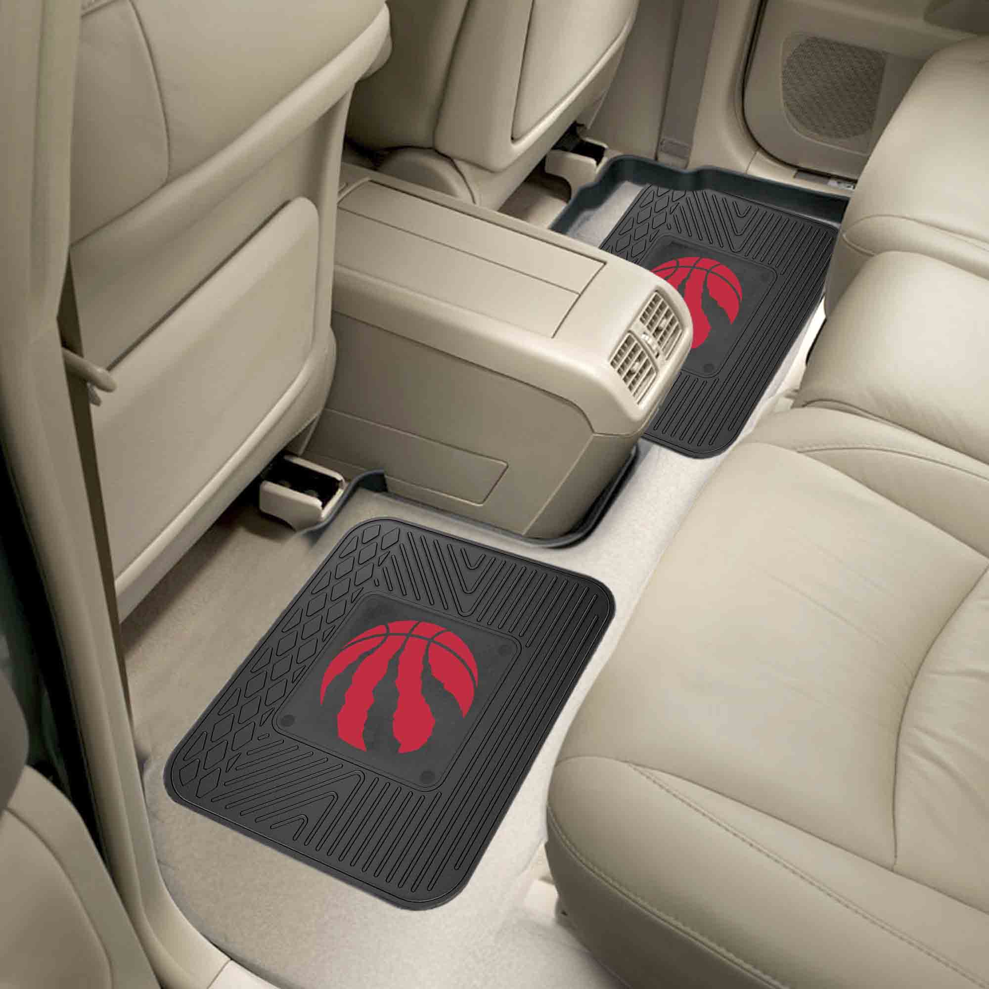 Fanmats Toronto Raptors Rücksitz Auto Utility Matten – 2 Stück Set