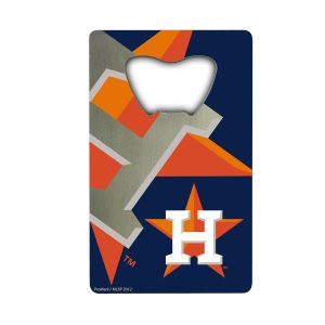 Fanmats houston astros Kreditkarten-Stil Flaschenöffner – 2 . x 3.25′′