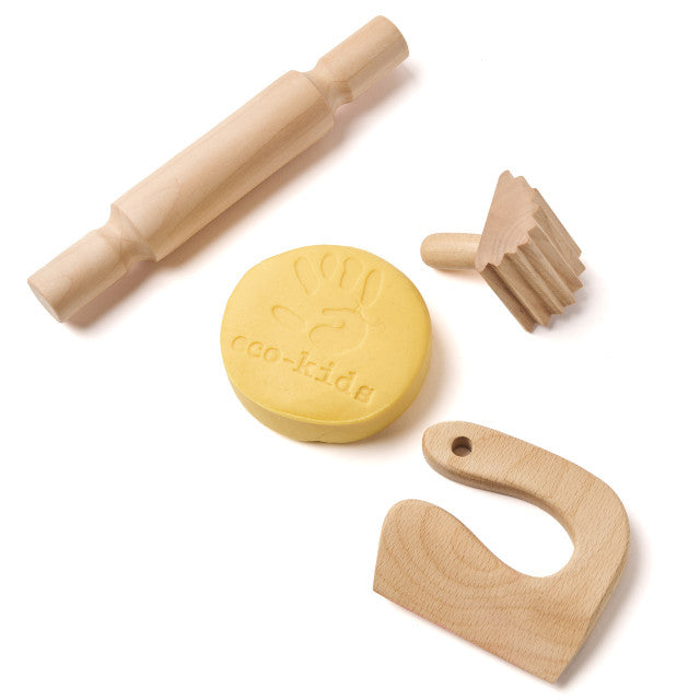 Eco-Dough Holzwerkzeuge Set