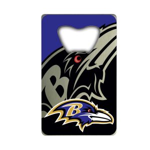 Fanmats Baltimore Ravens Kreditkarten-Stil Flaschenöffner - 2 "x 3,25"