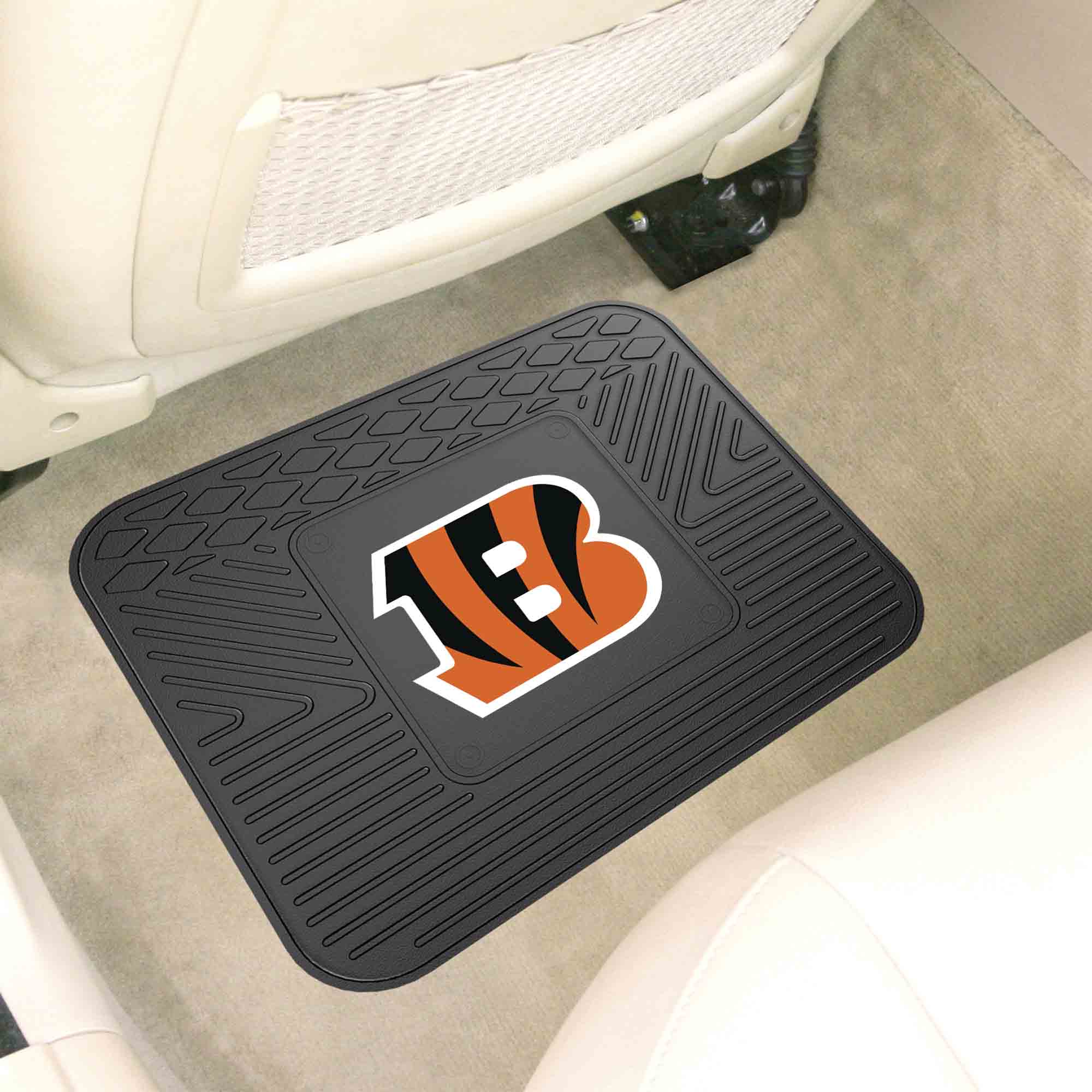 Fanmats Cincinnati Bengals Rücksitz Auto Utility Matte – 14′′ x 17′′