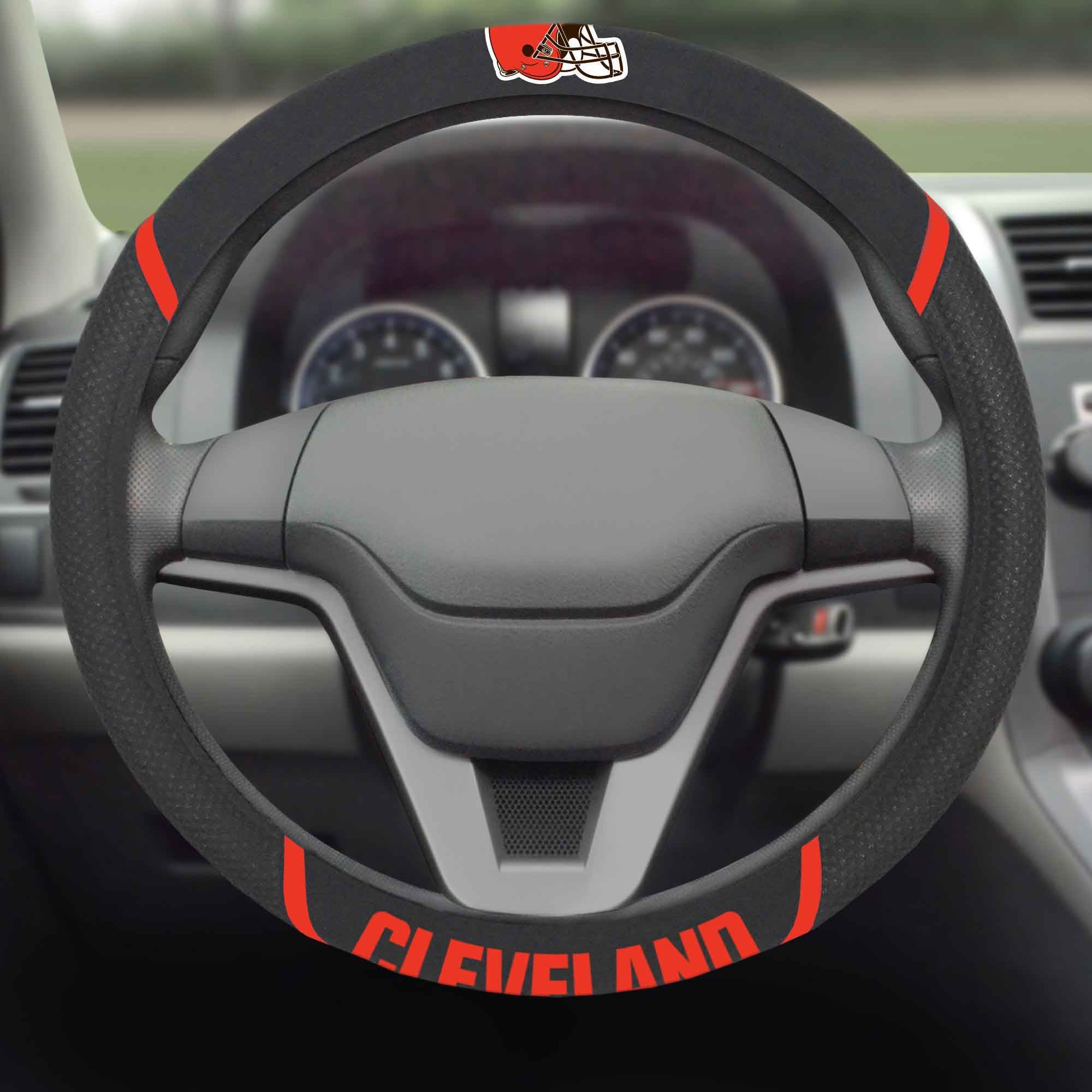 Fanmats Cleveland Browns gestickte Lenkradabdeckung