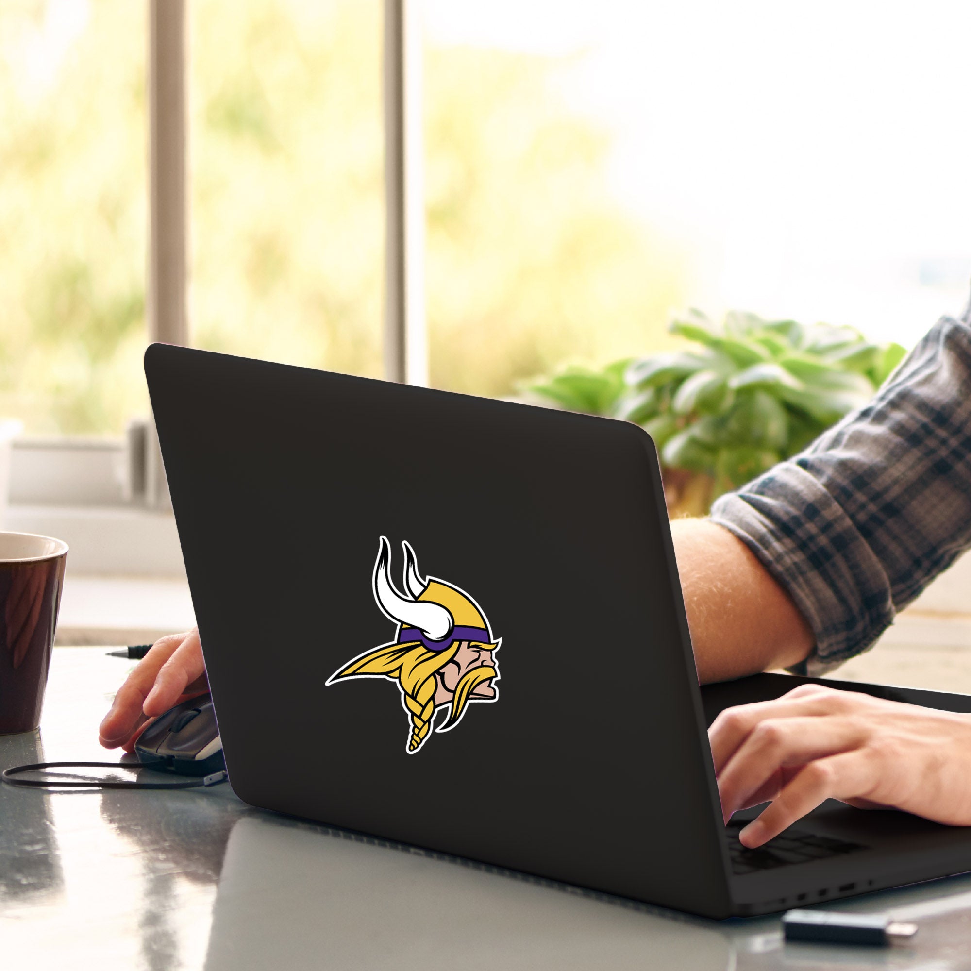 Fanmats Minnesota Vikings Matte Aufkleber
