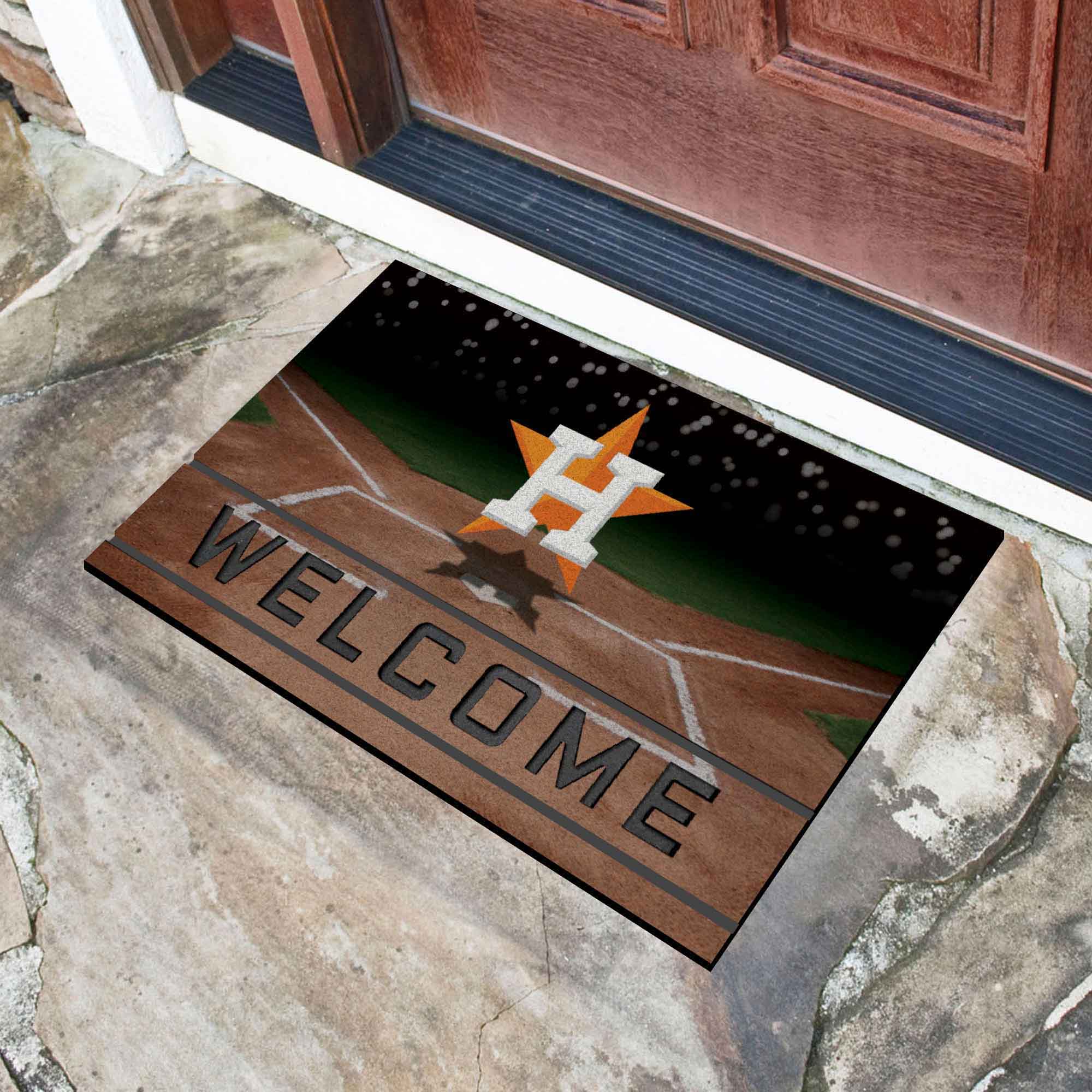 Fanmats Houston Astros Gummi-Türmatte – 18′′ x 30′′