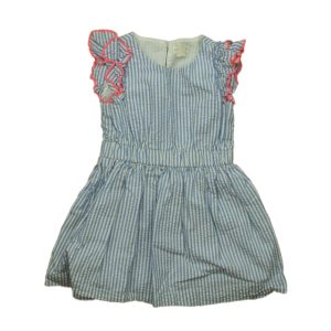 Crewcuts Mädchen blau-weißes Kleid 7805826039868