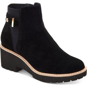 Vaass Damen Wildleder Knöchel Keil Stiefel