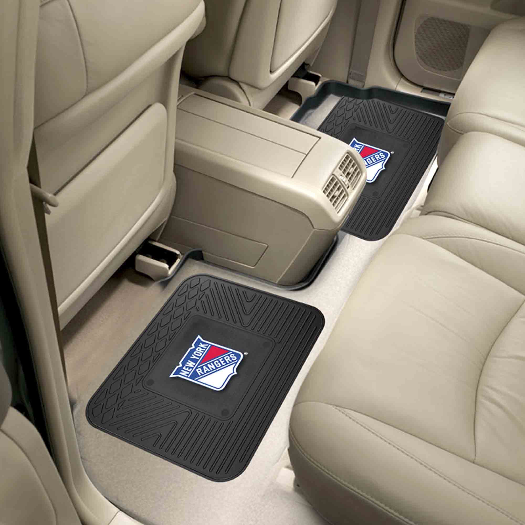 Fanmats New York Rangers Rücksitz Auto Utility Matten – 2 Stück Set