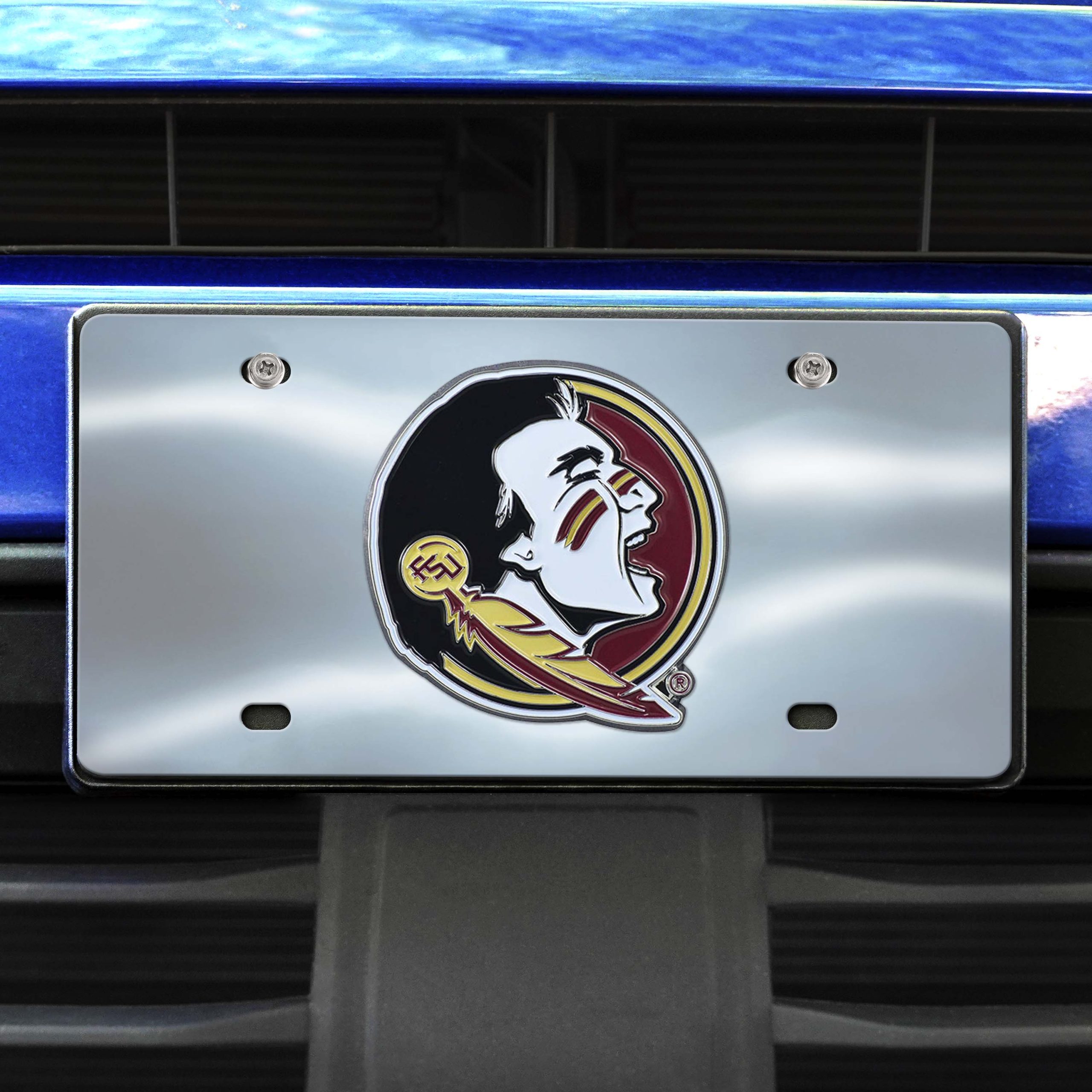 Fanmats Florida State Seminoles 3D Edelstahl Nummernschild