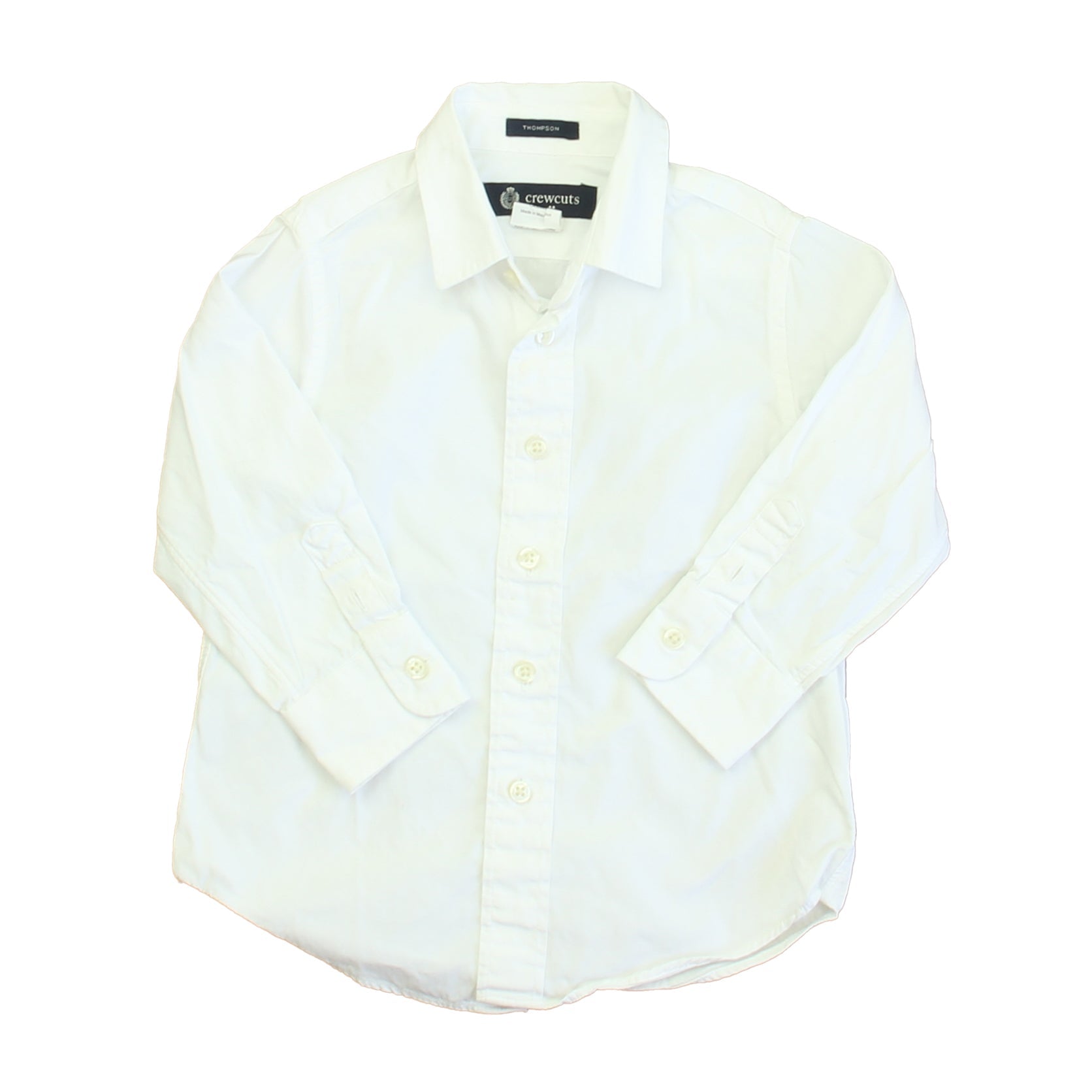 Crewcuts Jungen Weiß mit Knopfleiste Langarm