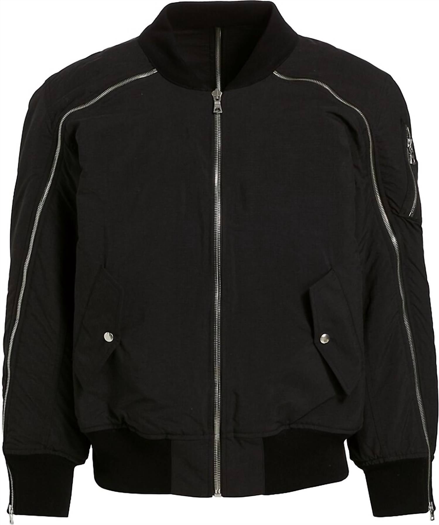 Issac Bomberjacke in Schwarz