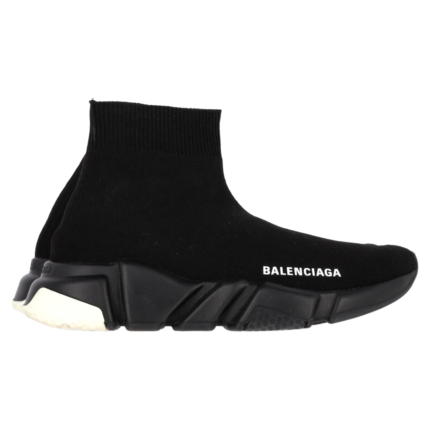 Balenciaga Speed Trainer Schuhe aus schwarzem Polyester