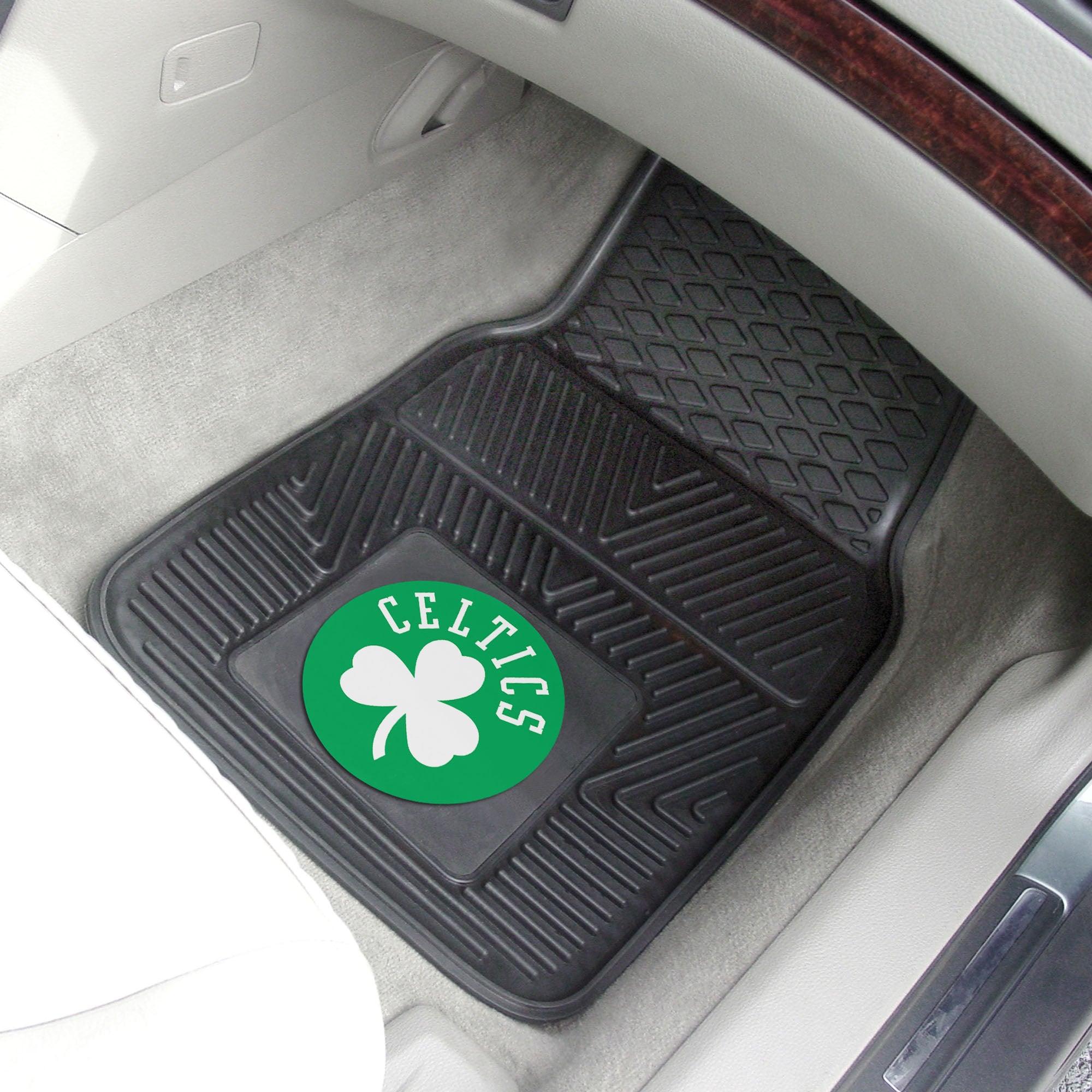Fanmats Boston Celtics Heavy Duty Auto Matte Set – 2 Stück