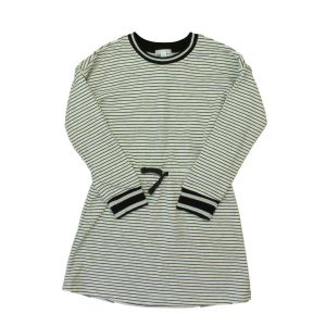 Rockets Of Awesome Mädchen schwarz-weiß-Streifen Kleid 7805826269244