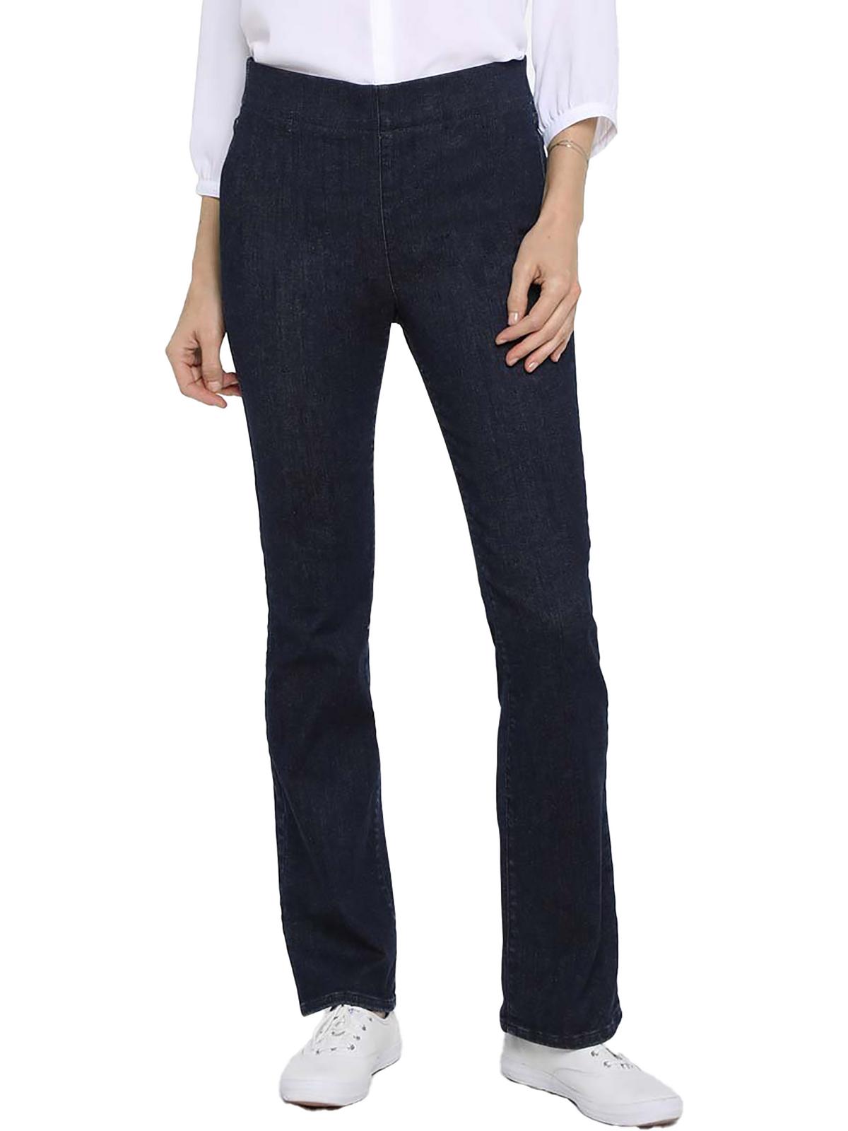 Slim Pull-On Bootcut Jeans für Damen