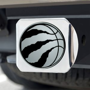 Fanmats Toronto Raptors Chrom Metall Anhalter Abdeckung mit Chrom Metall 3D Emblem