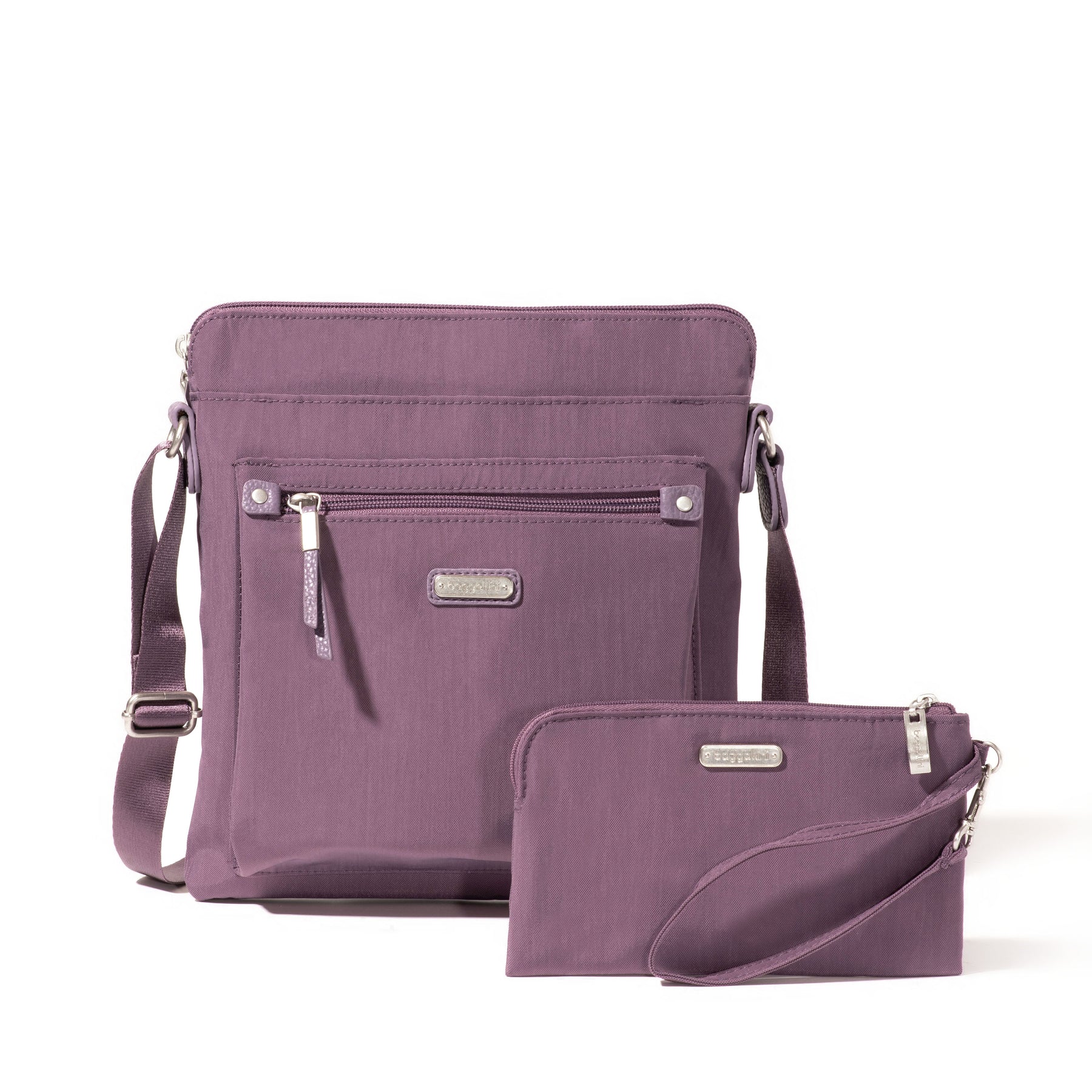 Baggallini Go Bagg Umhängetasche mit RFID-Armband