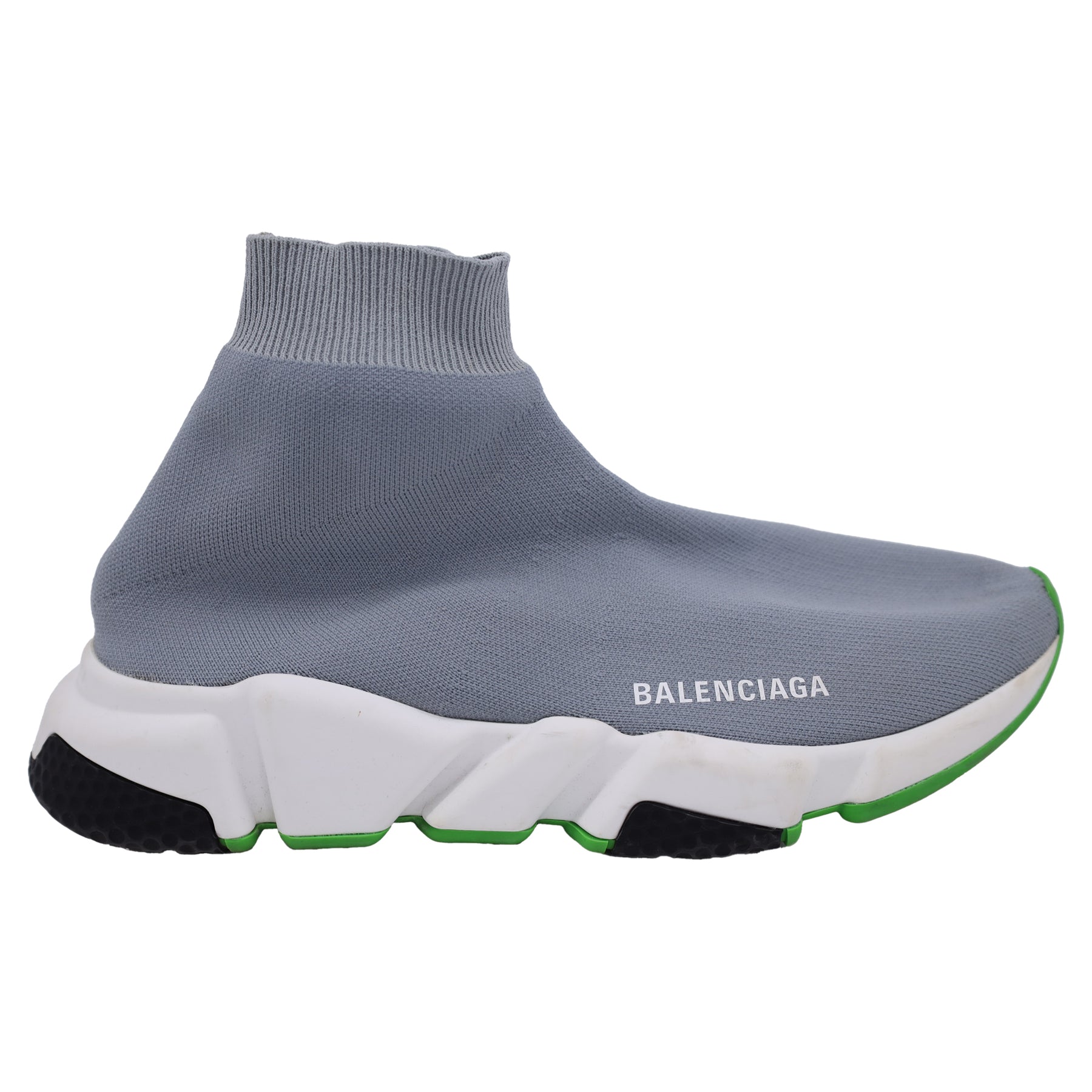 Balenciaga Speed Trainer Schuhe aus grauem Polyester
