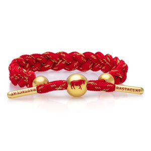 Rastaclat Original Hand Braided Lunar New Year (Ox) Adjustable Armband