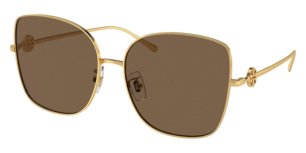 Tory Burch Damen 60mm Shiny Gold Sonnenbrille