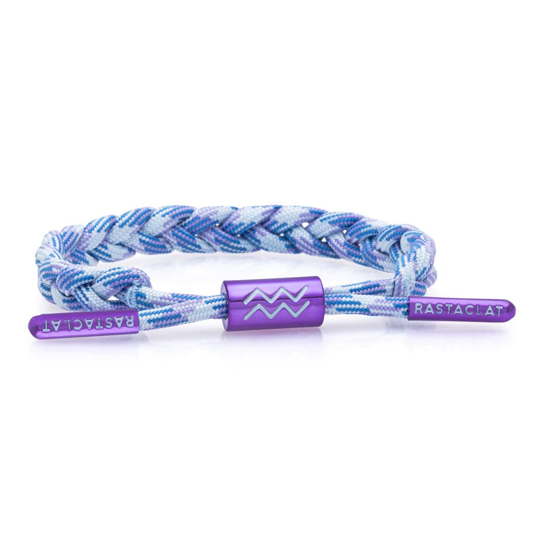 Rastaclat Original Hand geflochten Zodiac (Aquarius) verstellbares Armband