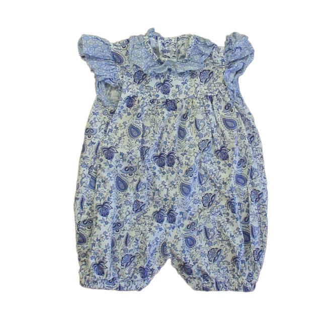 Glorimont Mädchen Blau – weißer Strampler