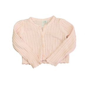 Janie and Jack Mädchen rosa Strickjacke 7805824467004