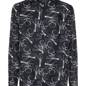 Silk Dandy Hemden, Schädel und Knochen 7805815619644