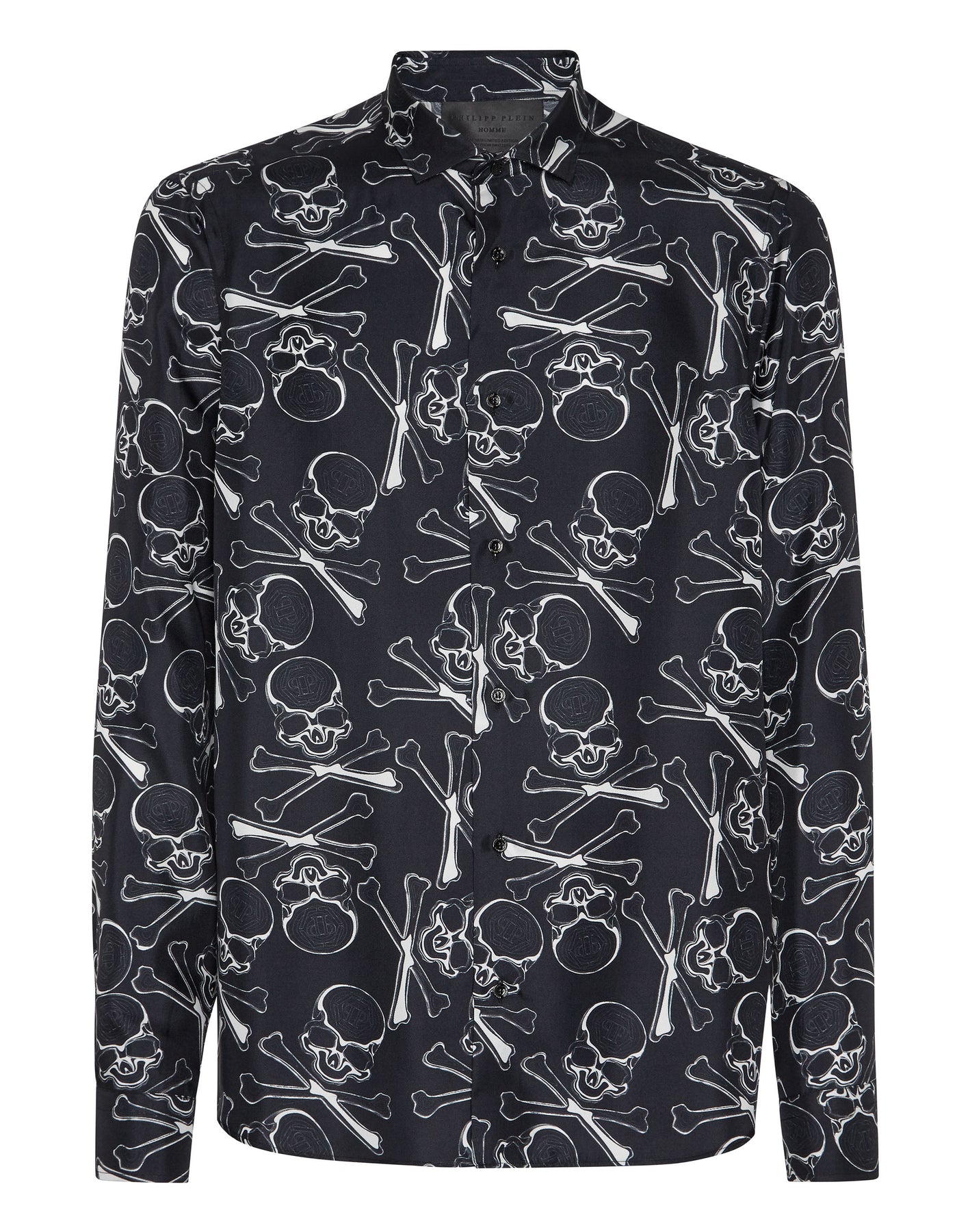 Seide Dandy Hemd Skull & Bones