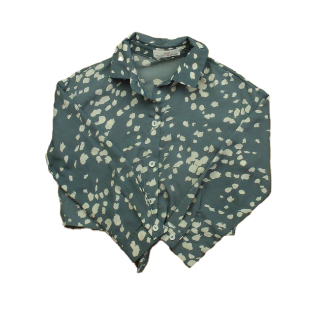 Bailey's Blossoms Mädchen Blau – Weiße Bluse