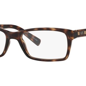 Armani Exchange Herren 53mm Shiny Havana Optik