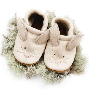Bunnies // Cute Critters Lederschuhe Baby und Kleinkind Hase