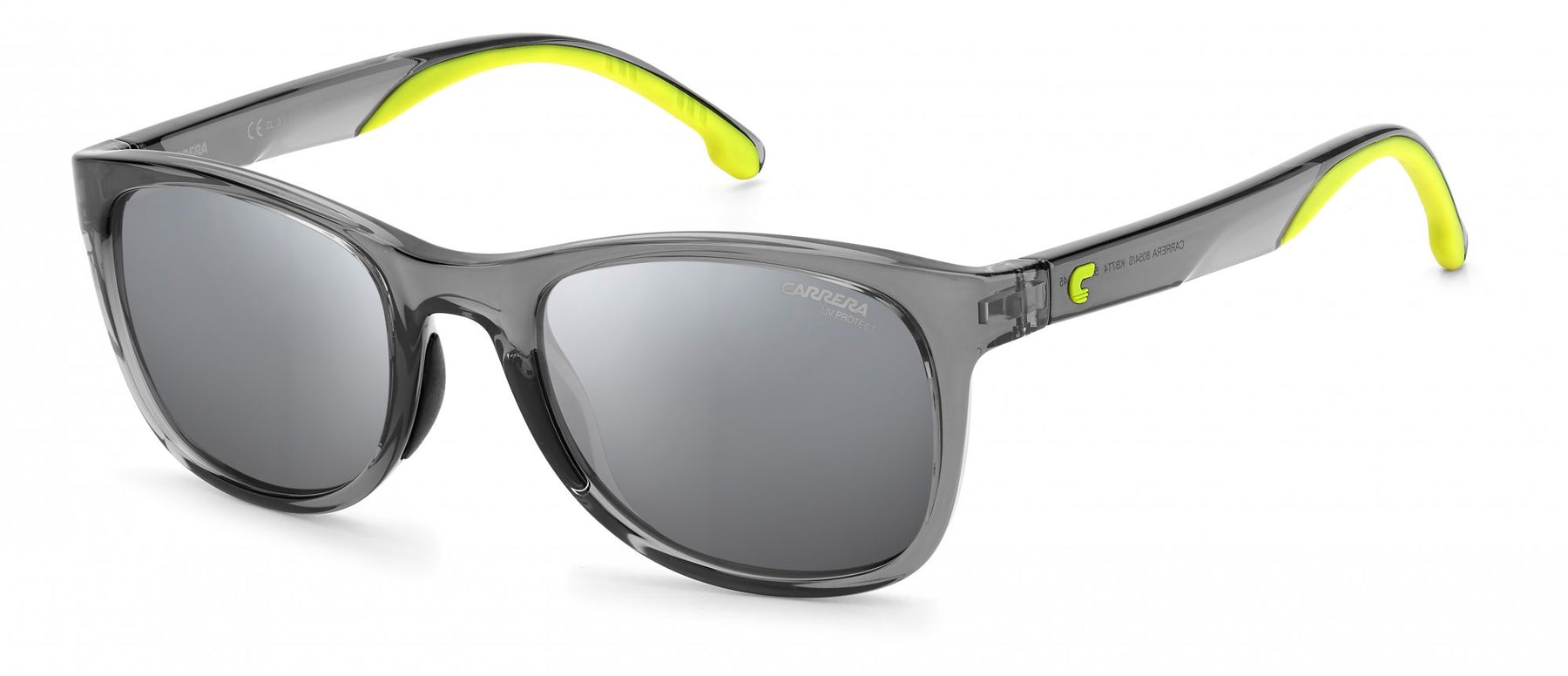 Carrera Unisex 52mm transparente graue Sonnenbrille