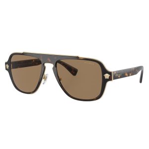 Versace VE 2199 1252LA 56mm Unisex Aviator Sonnenbrille