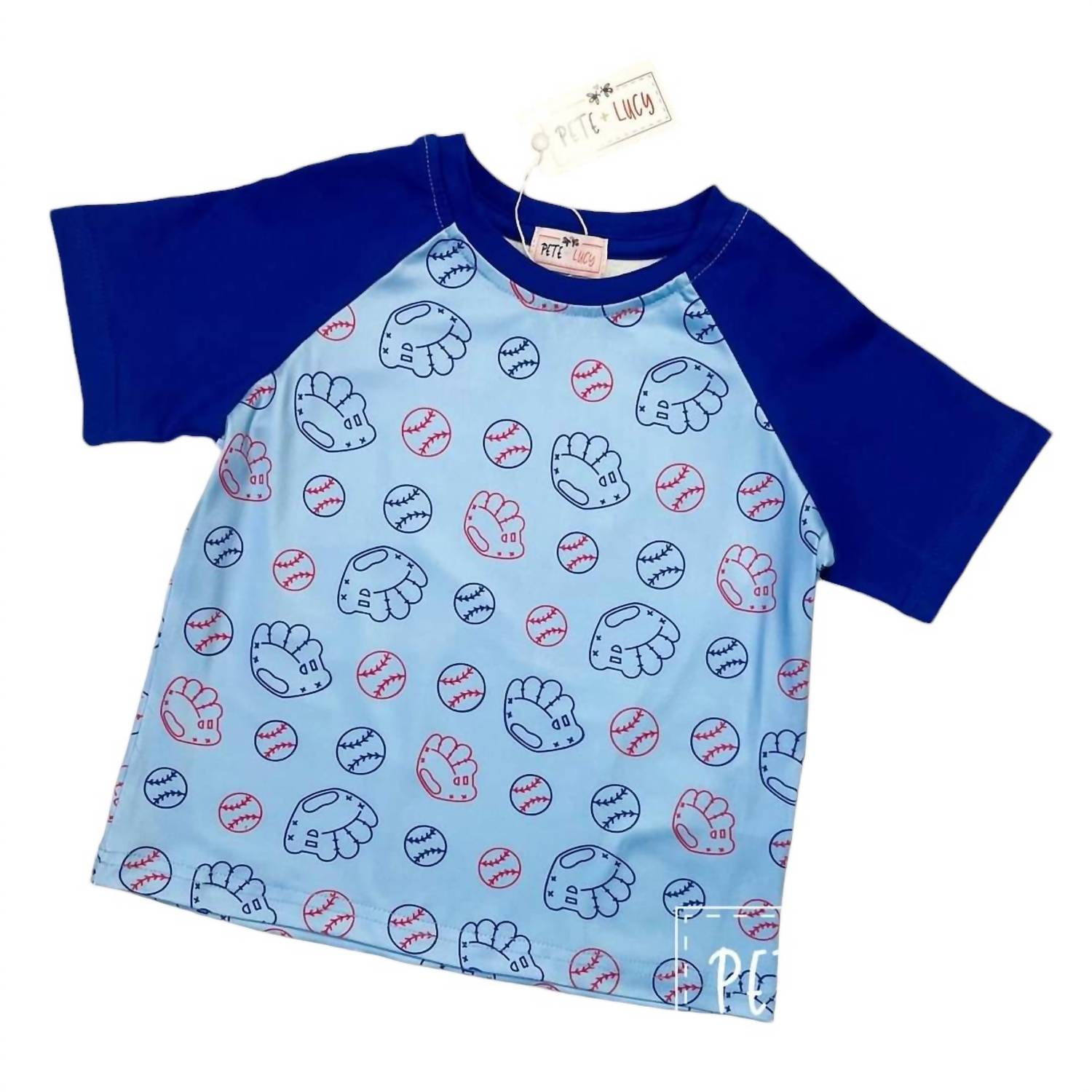 Jungen Let's Play Ballhemd in Blau